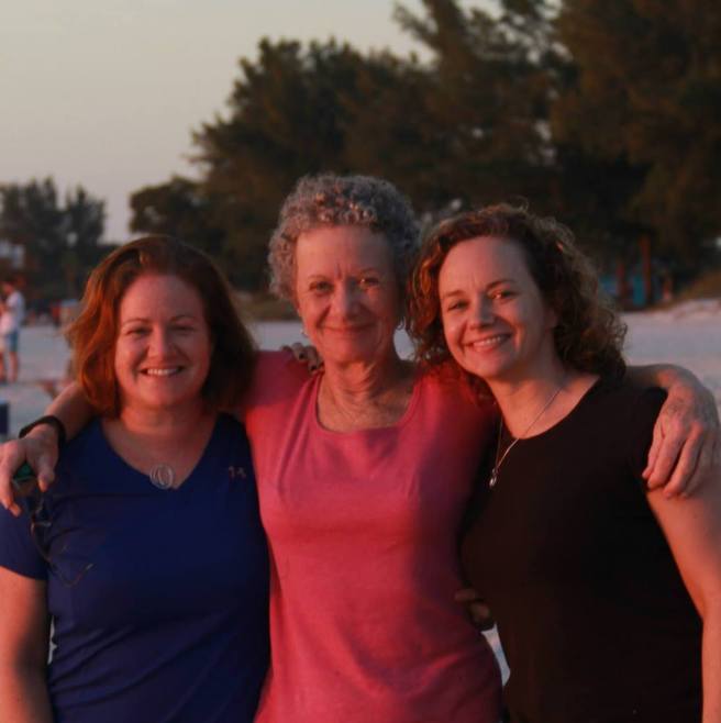 Carol with daughters